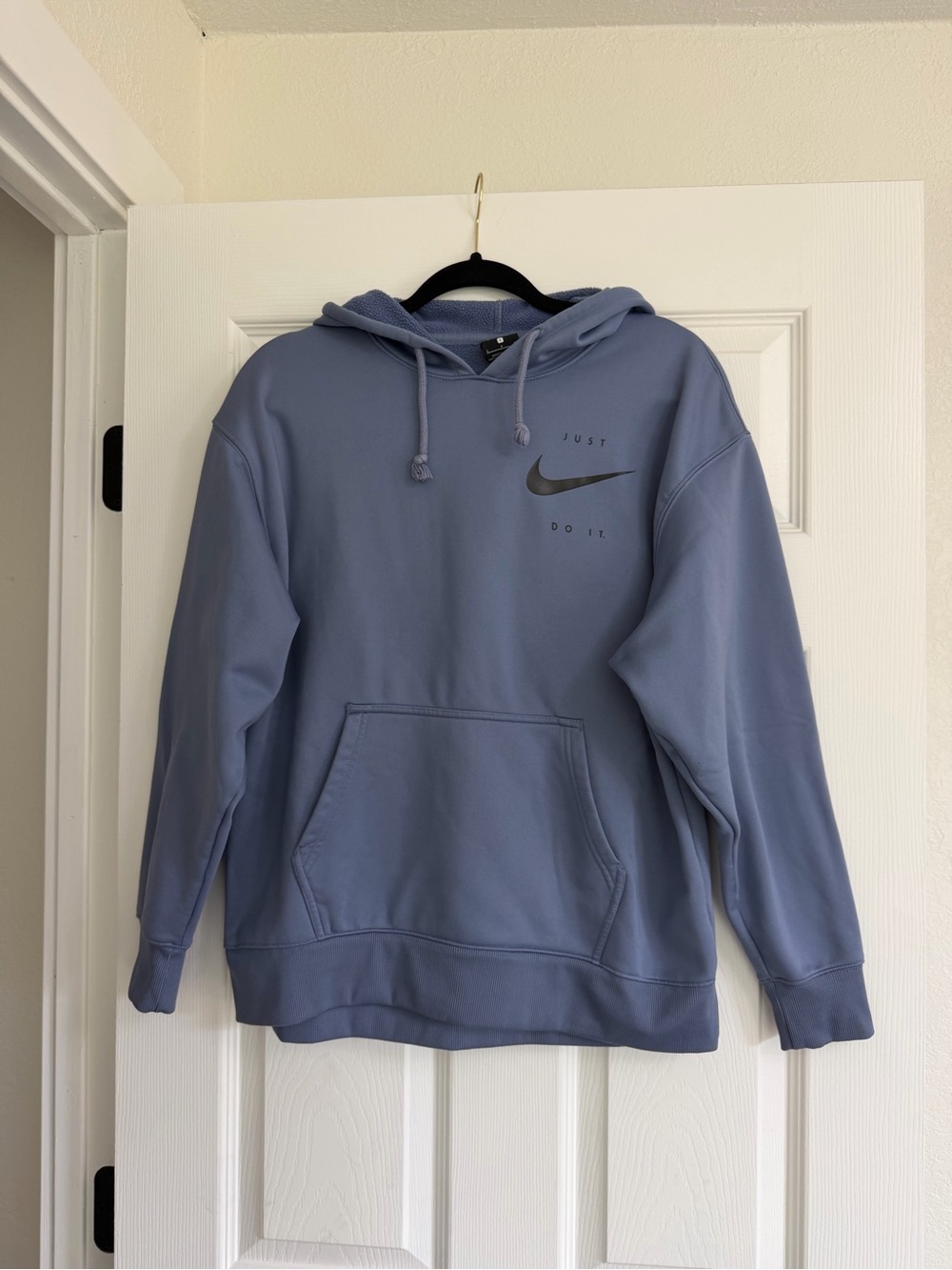 Nike Women's Dusty Blue 'Just Do It' Hoodie